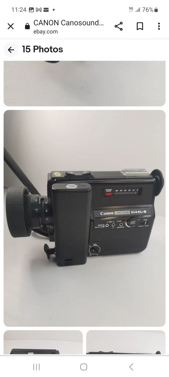 Camera Canon canosound-514XL 8mm