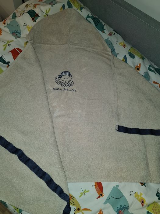 Textura бебешка хавлия с качулка