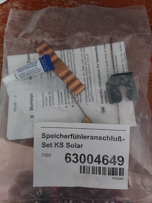 Комплект за закрепване на сензор за соларен резервоар KS