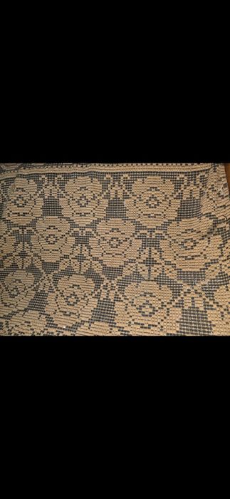 Cuvertura veche tesuta manual din lână an 1880-1900