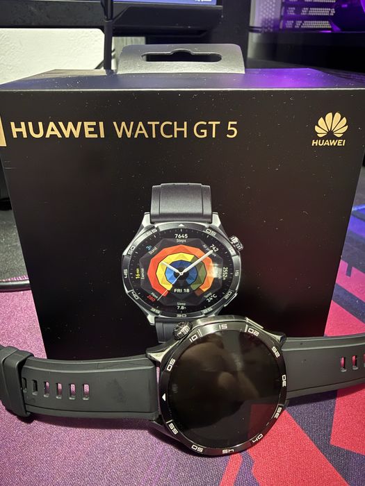 Smartwatch Huawei Watch GT 5, 46MM , schimb cu apple watch !