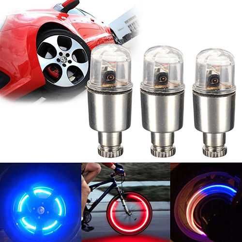 Светещи-LED капачки за Винтили на Коли,мотори и Велосипеди във 4 цвята