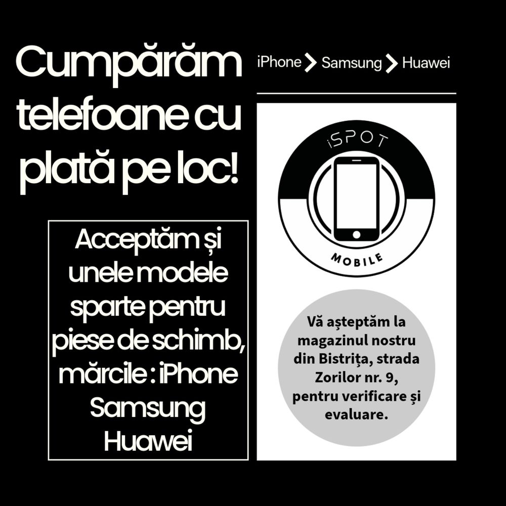  Magazin*Telefoane cu Garantie 12 luni - RATE ONLINE #iSpotMobile