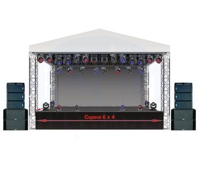 Аренда сцены. Звуковое оборудование. Световое оборудование.