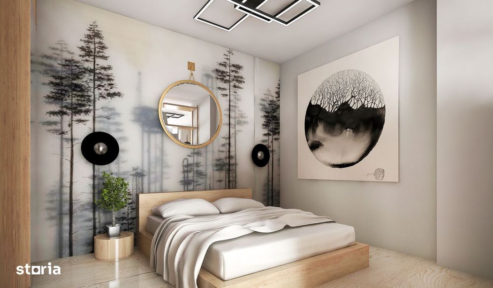 Garsoniera 36mp utili, balcon 6mp,  finisata, parcare inclusa