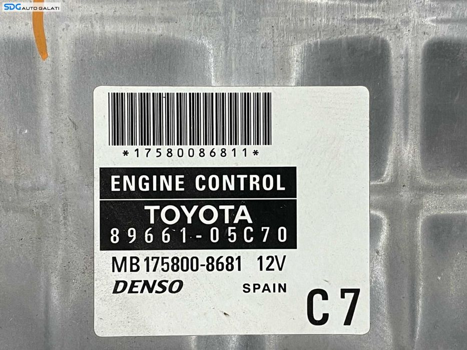 Kit Pornire ECU Calculator Motor Confort Panou Tablou Sigurante Blocator Ax Volan Contact Cititor Chei Cheie CIP Imobilizator Toyota Avensis T25 2.2 Diesel 2003 - 2009 Cod 89661-05C70 MB175800-8681 85940-05040 89741-05070 89960-05030 897080-05040 89783-05