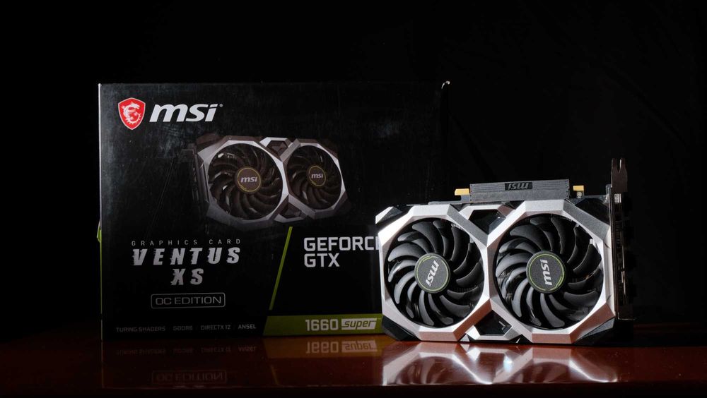 Видеокарта MSI GTX 1660 Super - ухоженная, не из майнинга