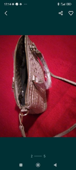 Poșetă nouă piele crocodil