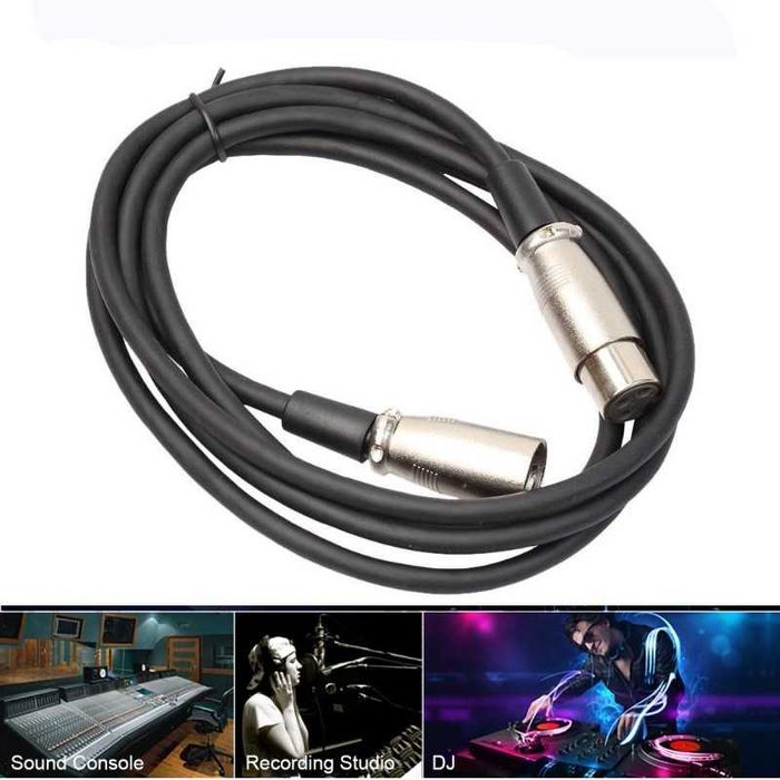 Cablu Audio Xlr Tata – Xlr Mama /Jack 6,3mm Tata – Xlr Tata  5M