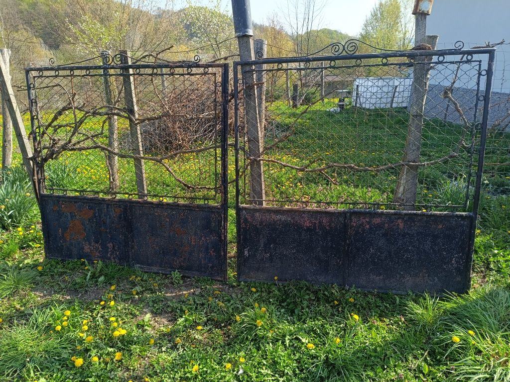 Porti metalice cu plasă