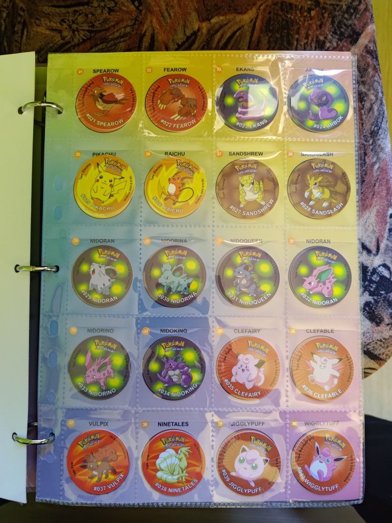 Pokemon Tazos Album