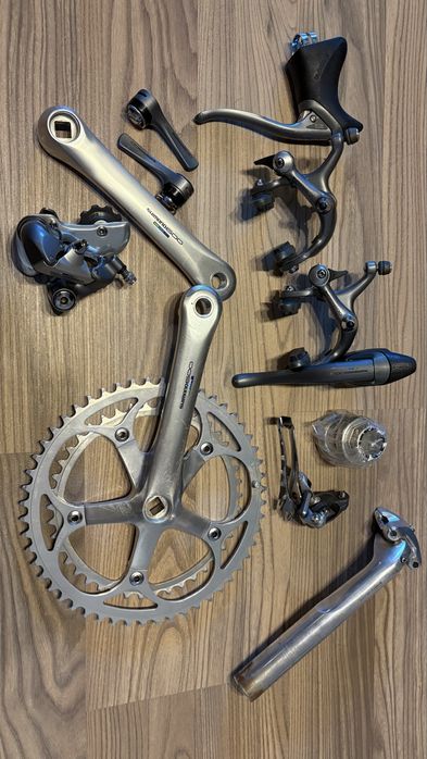 Grup cursiera vintage Shimano 105 Tricolor