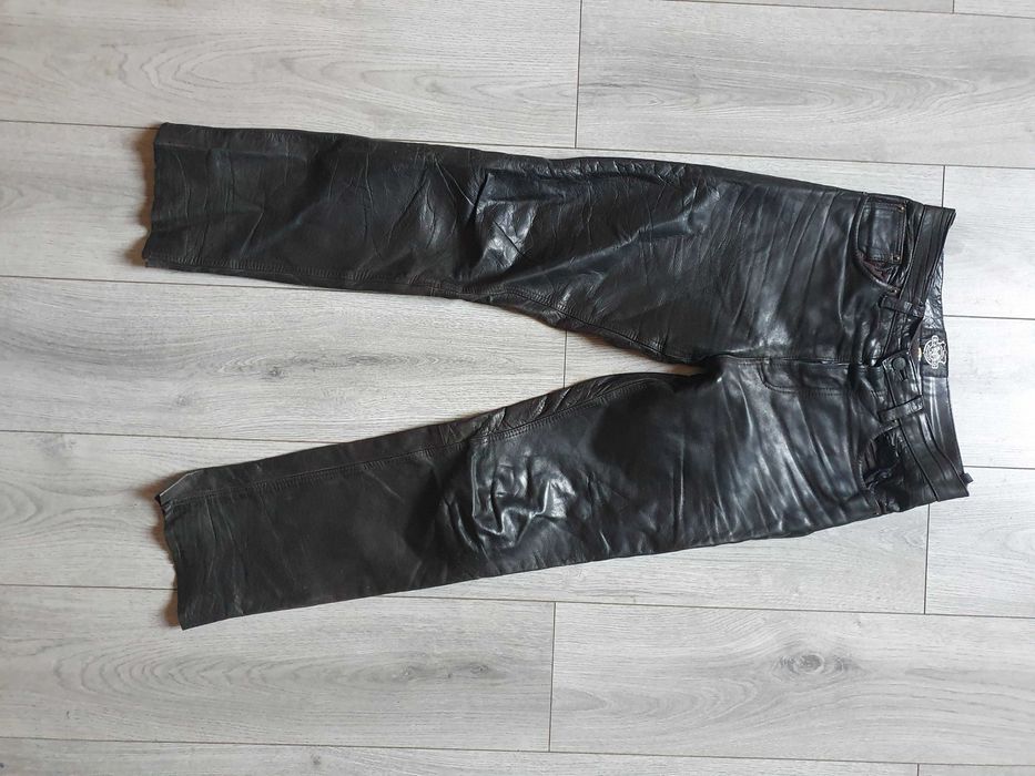 Pantaloni de piele RABERG barbati - Marimea 29 (Talie 76 cm)