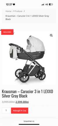 Carucior bebe Krausman 3 in 1