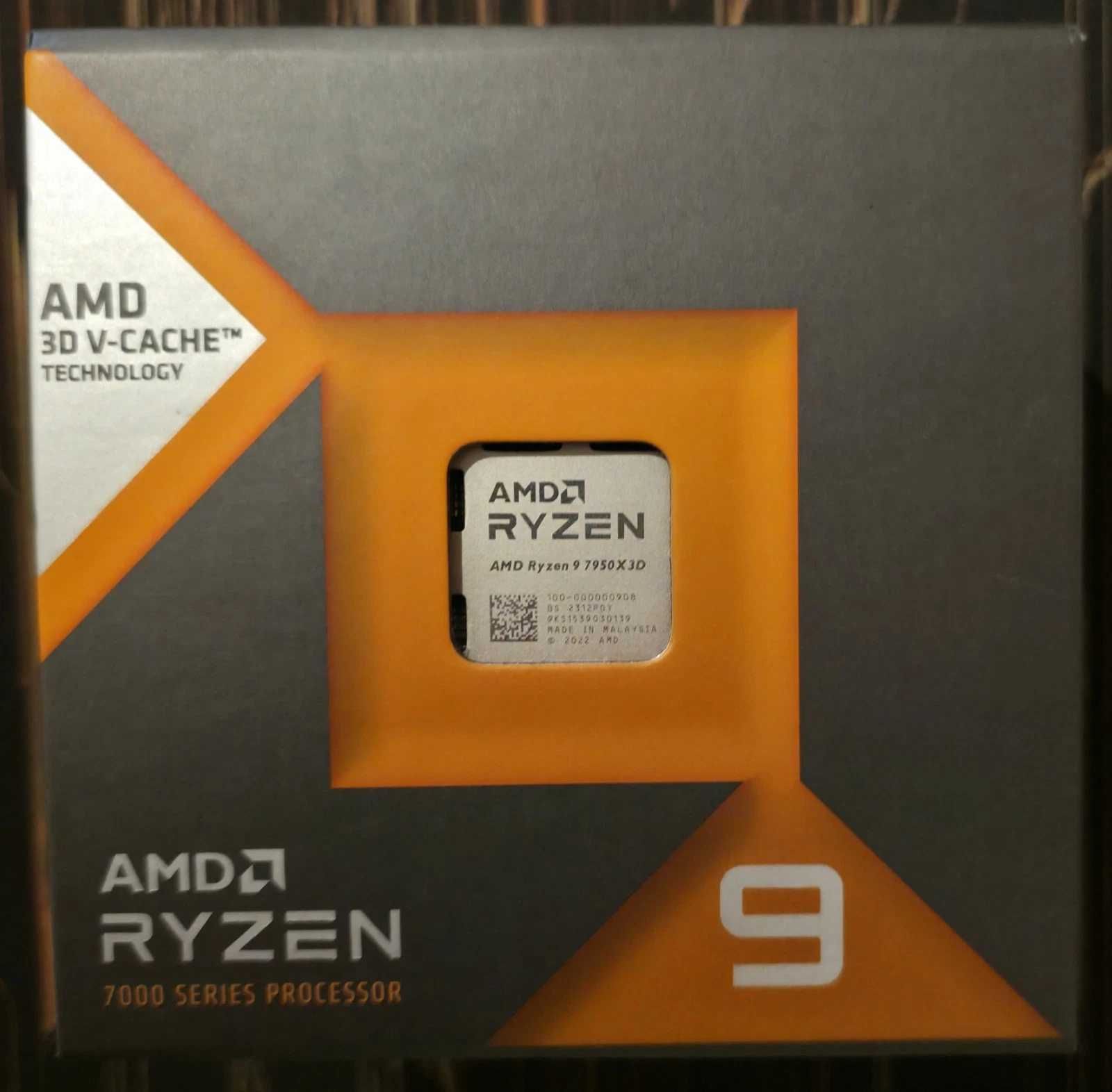 Процесор AMD RYZEN 9 7950X3D 16-Core (5.7 GHz Turbo) 128MB/AM5/
