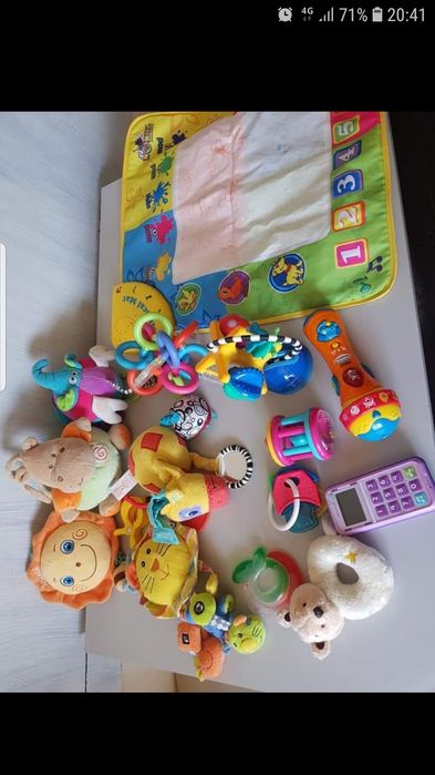 Lot jucarii copii zornaitoare microfon telefon vtech leap frog