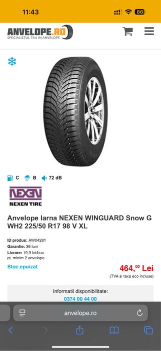 Jante MS bmw seria 3 4 5 x1 f30 f32 f36 f33 f10 e90 225 50 17 ca noi