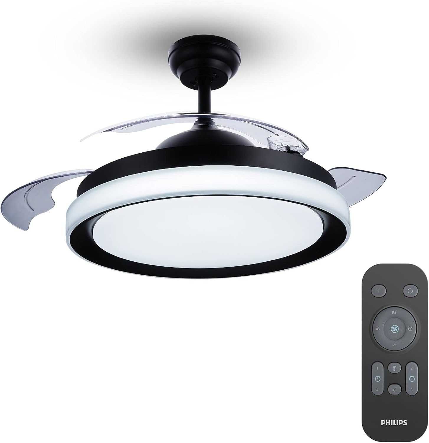 Philips - LED Таванен вентилатор LED/45+35W/230V 5500/4000/3000K