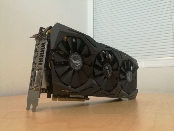 Asus Strix 1080 ti 11gb перфектна!