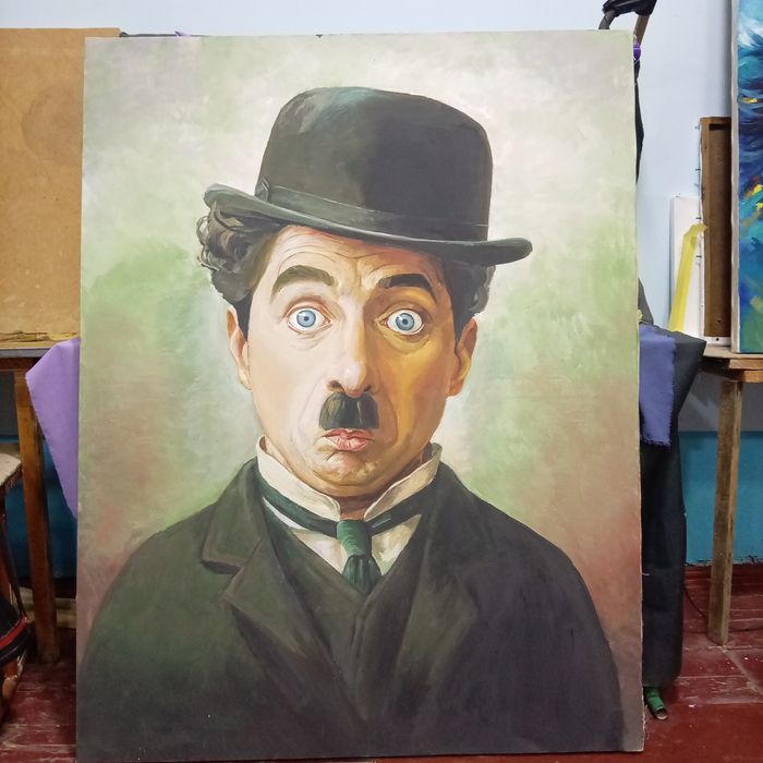 Challi Chaplinning rasmi sotiladi