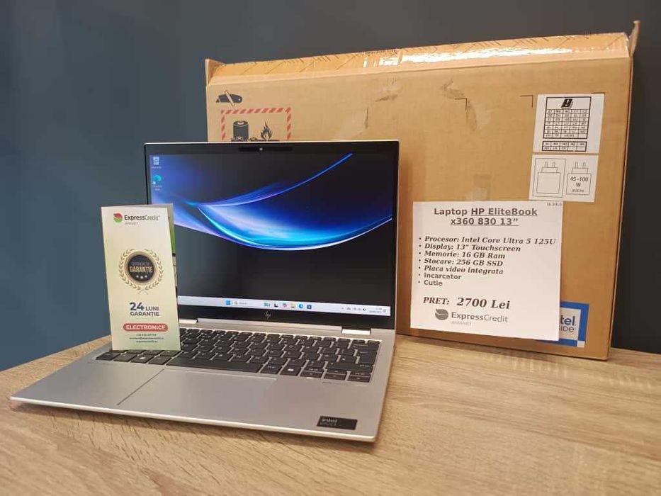 (AG51) Laptop HP EliteBook X360 830 13” - Garantie 2 ani!