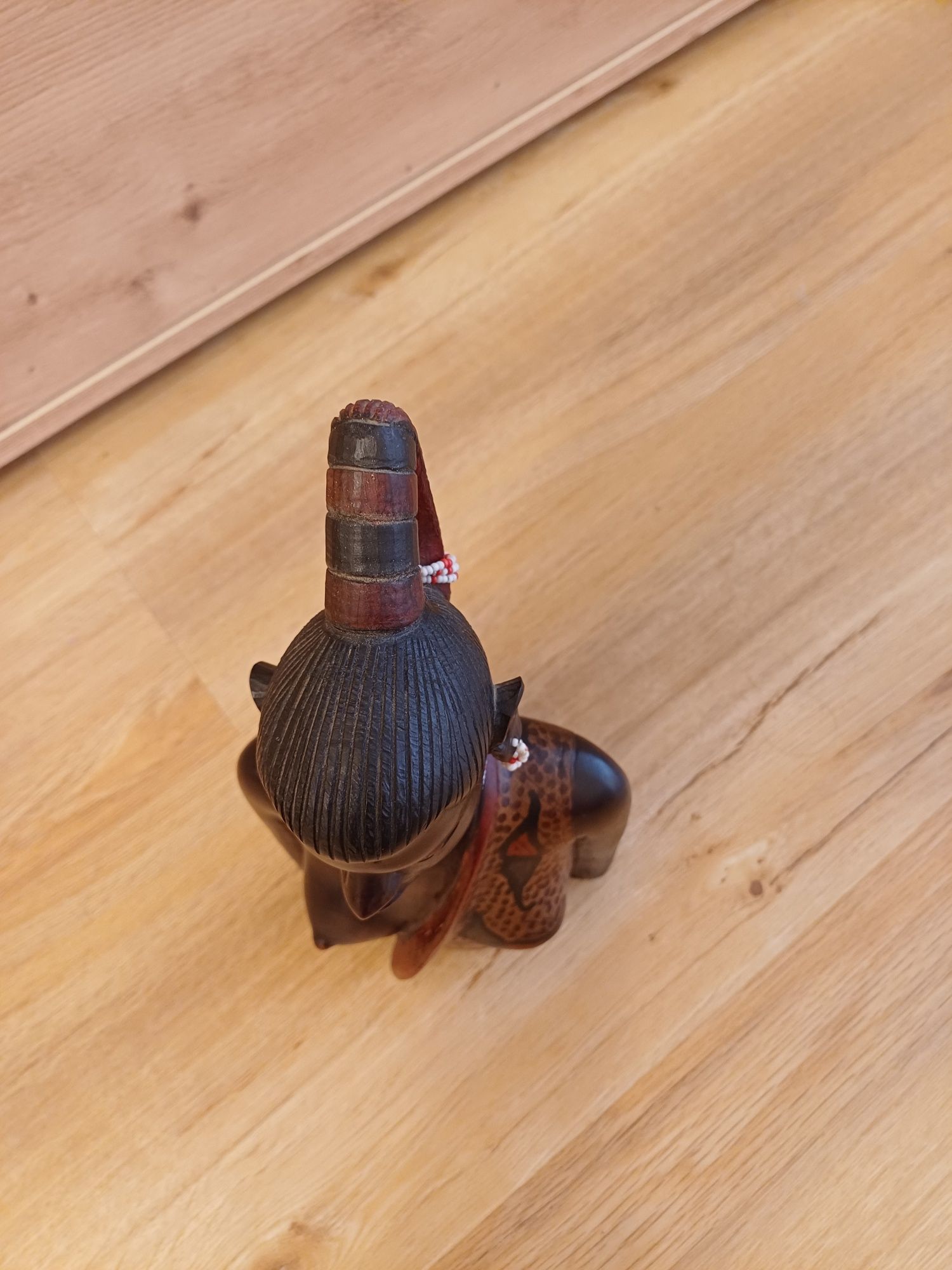 Accesoriu decorațiune masa lemn hand made Africa 1950