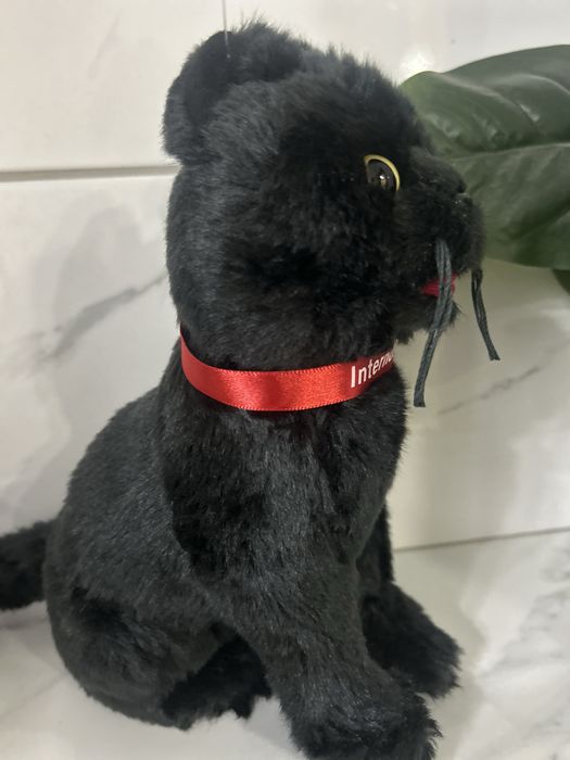 Плюшена играчка черно кученце перфектна