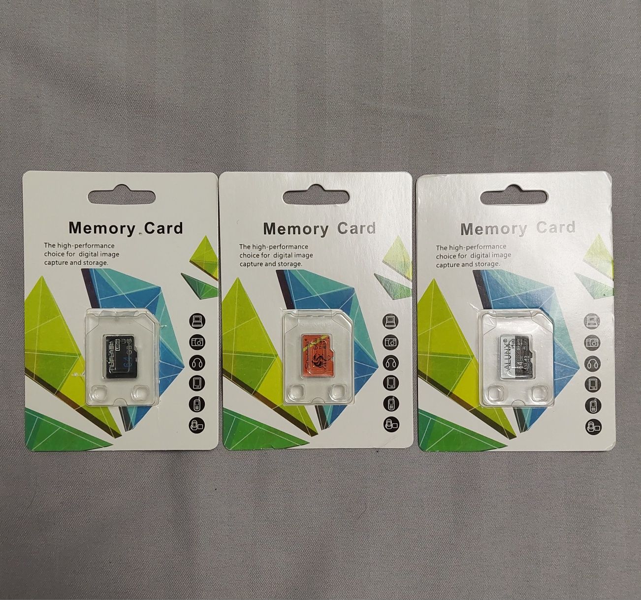 Carduri de memorie microSD 64GB, clasa 10, viteza 100Mb/s