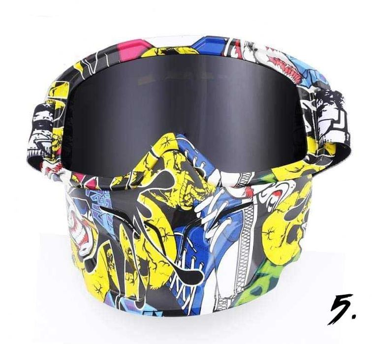 Mască sport cu ochelari de protecție pentru schi snowboard motocross