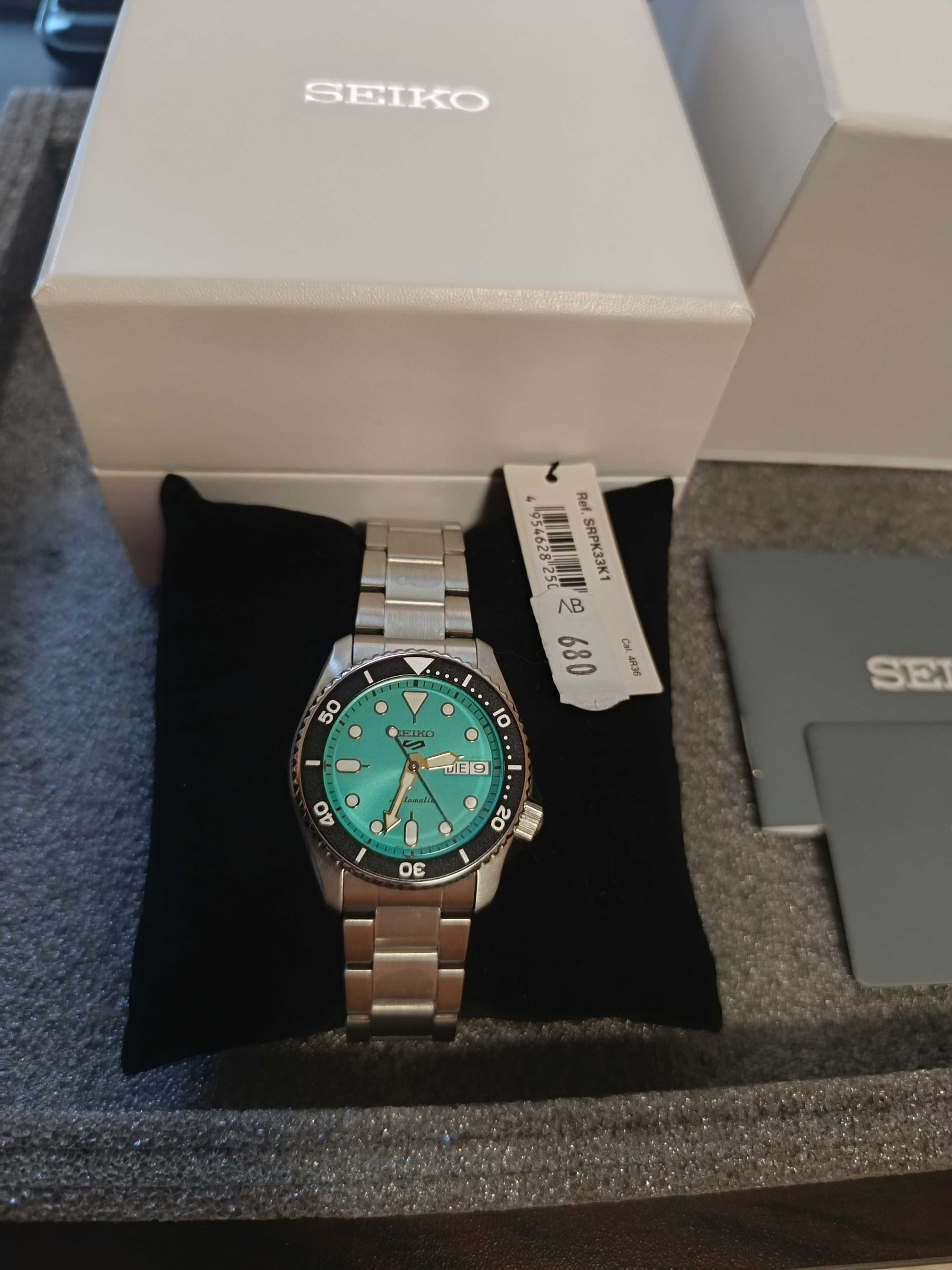 НОВ мъжки часовник Seiko 5 Sports SRPK33K1 - автоматичен механизъм