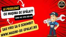 Reparatii masini de spalat si uscatoare de rufe, 12 luni garantie !