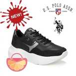 %ПРОМО% POLO® № 40 – Дамски кожени кецове с 5 см задна платформа нови