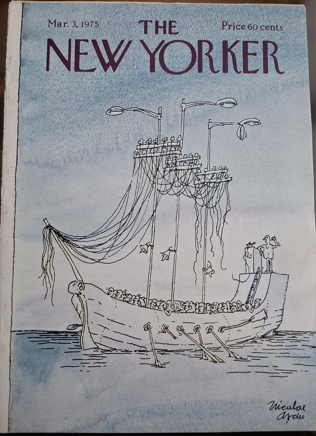 New Yorker magazine списания 1969-1979
