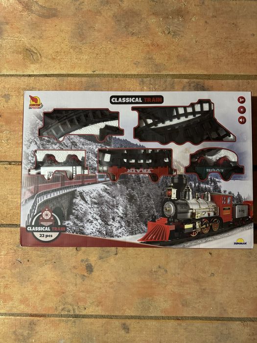 Tren cu șine jucarie copii