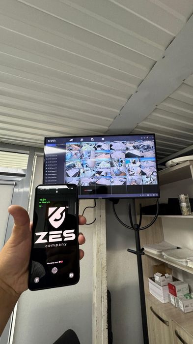 Видеонаблюдение и пожарный сигнализация