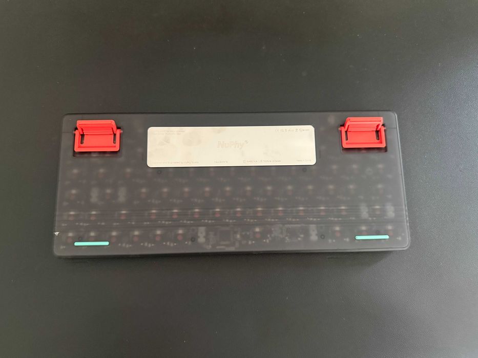 Pachet Tastatura mecanica Nuphy Air75 V2, Bluetooth 5.1, Moss switches