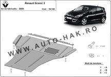 Scut motor metalic Renault Scenic 2009-2016