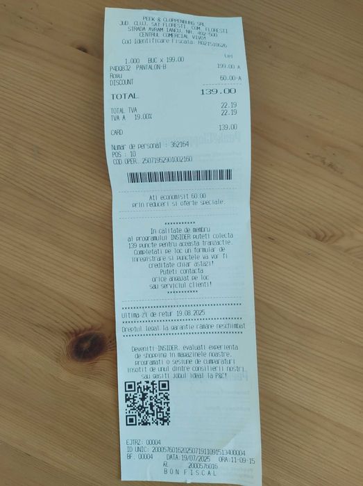 Pantalon barbatesc de in 32x32