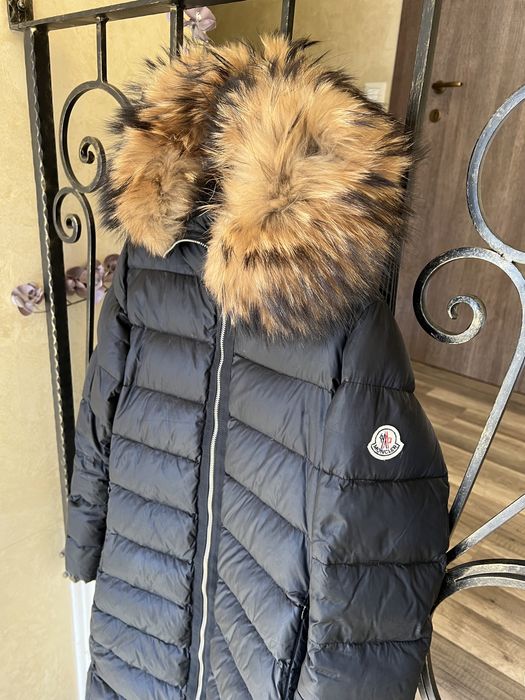 Geacă MONCLER blană naturală