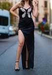 Rochie neagră de seara