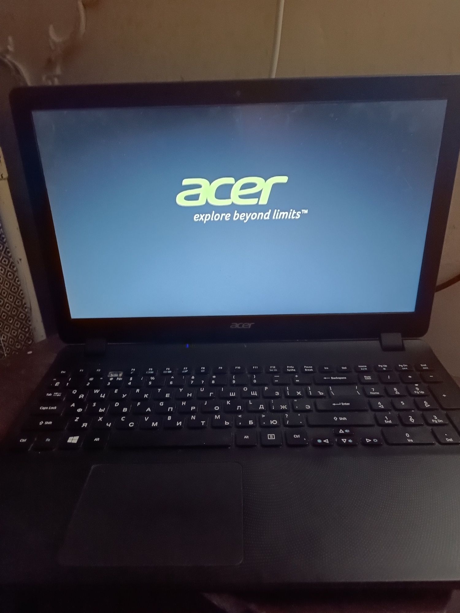Acer EX2519 виндовс 10 данные можно посмотреть в интернете