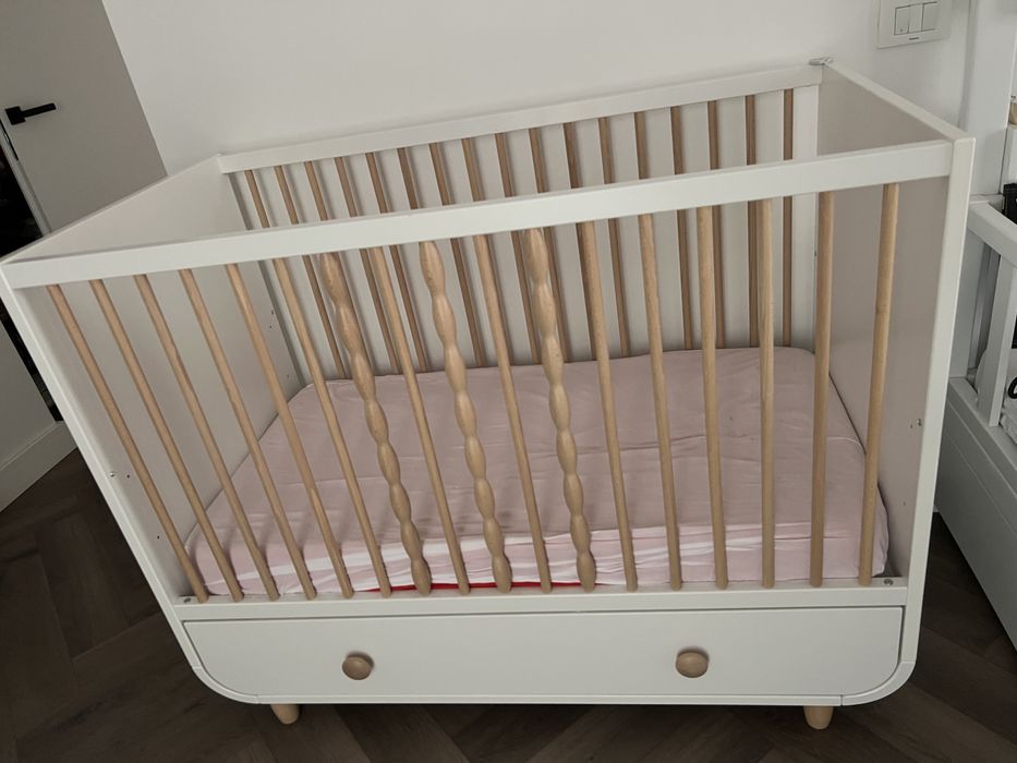 Patut bebe 60x120 si comoda Myllra Ikea