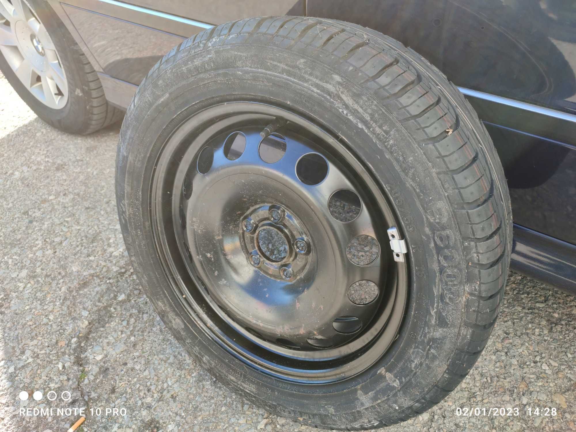 1бр. Чисто Нова Гума с Джанта/ 5/100/16  VW,SEAT,SKODA И Други.