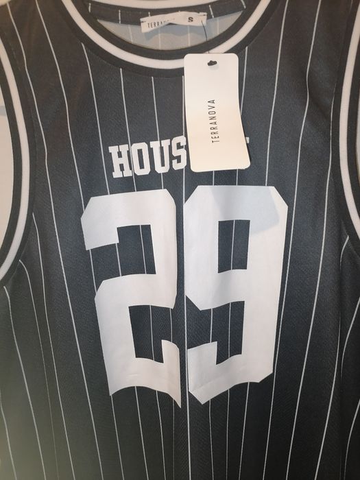 Нова дамска черна туника с принт Houston 29 Terranova