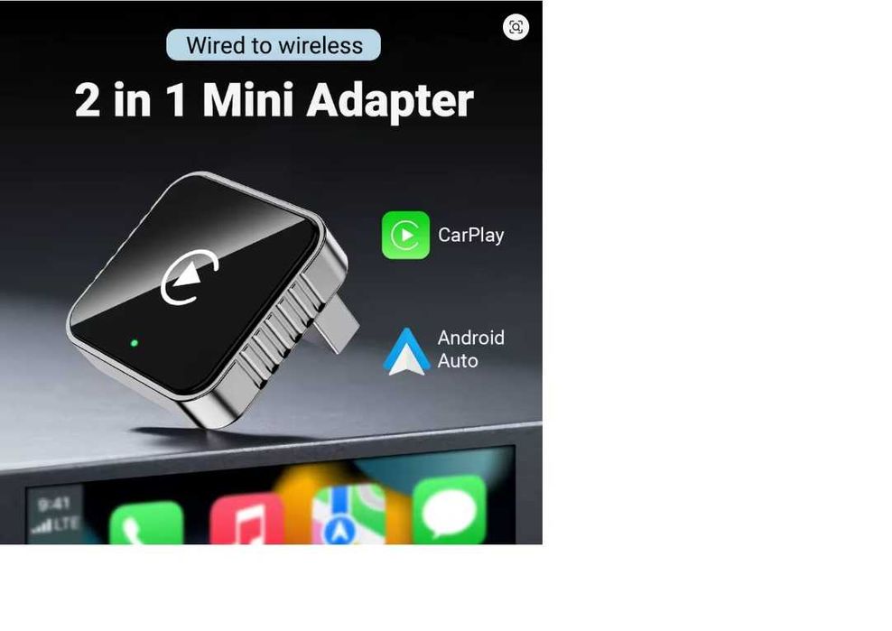 Adaptor wireless Apple Carplay Android Auto USB / USB-C