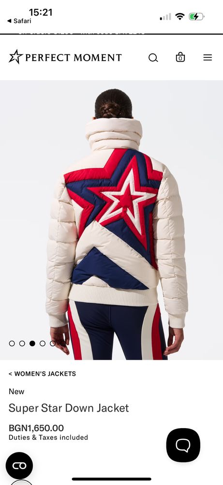 Perfect Moment S-M дамско ски яке Ski jacket
