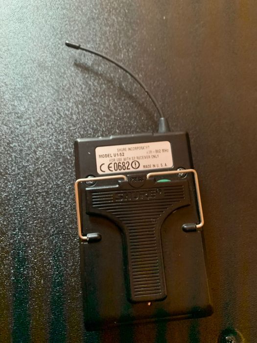 Set Shure U4D-S2 MK2 beltpack wireless instrument slx ulx qlxd pgx blx