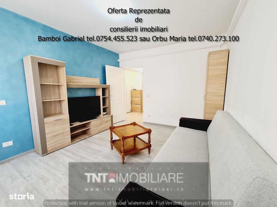 Apartament 2 camere decomandat de inchiriat zona Pacurari Moara de Foc