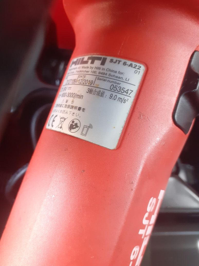 Vand pendular HILTI SJT 6 A22