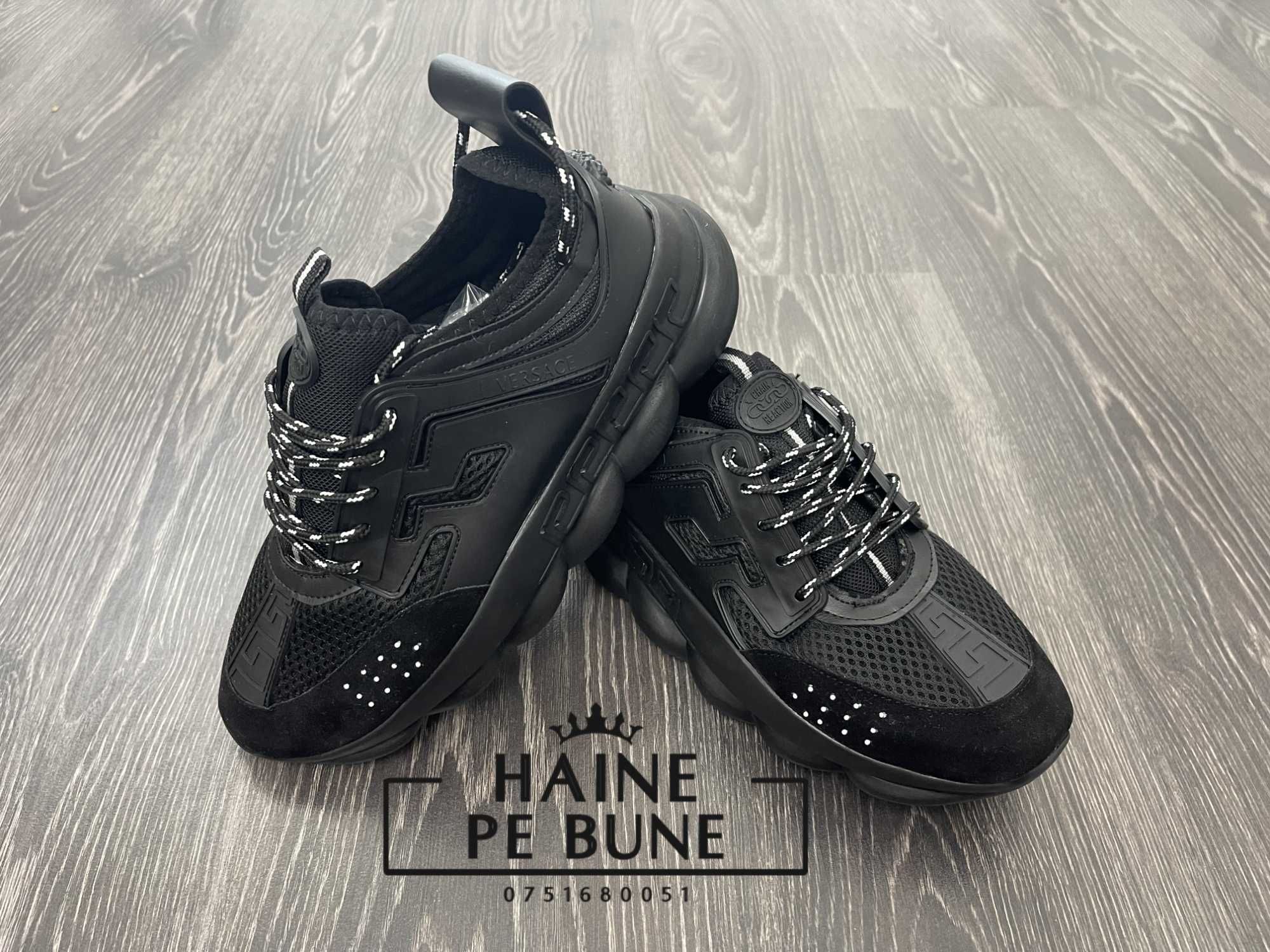 Adidasi VERSACE Chain Reaction l Produs NOU Tenesi Baieti Unisex 2025